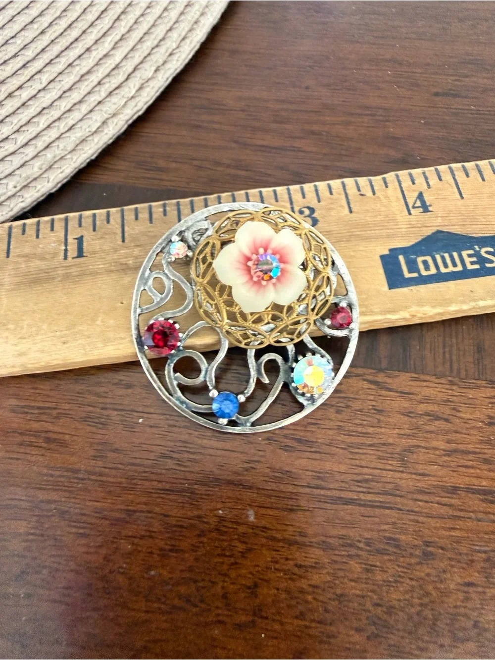 Vintage Flower Brooch